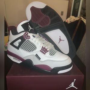 Jordan 4 Retro x Paris Saint-Germain Bordeaux 2020 BARELY WORN 🔥🔥🔥